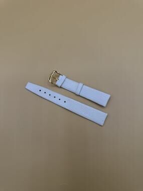 KREISLER Genuine Calfskin Leather 16mm Watch Strap Band with gold buckle